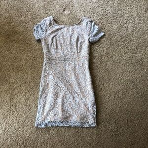Baby Blue Lace Dress